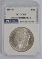 1882-S PCI MS66 Morgan Silver Dollar