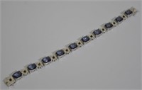 27ct Sapphire Bracelet