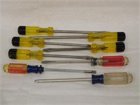 Tools - 8 larger screwdrivers