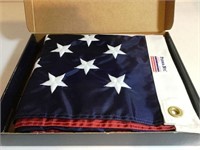 American Flag in Box, 3' x 5',