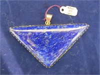 Jewelry - Large Lapis Lazuli cabochon pendant