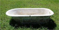 Antique White Enamel Cast Iron 5' Bathtub