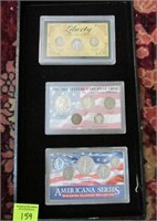 3 U.S. SILVER COIN COMMEMORATIVES