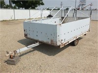 Tilt Bed Snowmobile Trailer