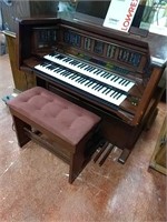Lowrey MX2 organ fully functional with bench and