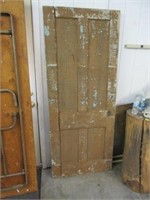 antique 4-panel wooden door
