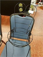 Decorative chair plant stand
