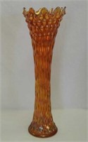 Rustic 20 1/2" funeral vase - marigold