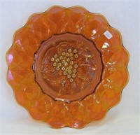 Heavy Grape chop plate - amber