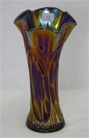 Circle Scroll 7" vase - purple