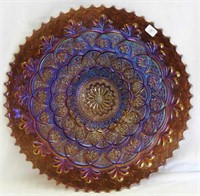 Persian Garden 12 1/2" chop plate - amethyst