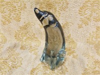 LARGE SEAL GLASS SCULPTURE