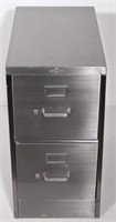 Globe-Wernicke 2 drawer file cabinet stripped of