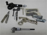 Tools - mixed pin drills, bits and allen sets