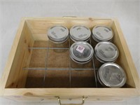 Case - Ball Jar sectioned work case