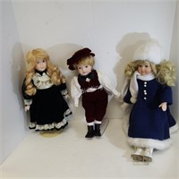 Three Victorian Dolls