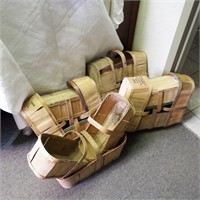 Fifteen, Six Quart Wooden Baskets