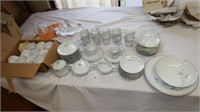 58 Extra pieces White Rose Brookside China
