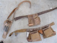 3 tools belts (1 is for a drill)