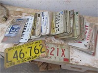 50+ indiana license plates (1969 - 2003)