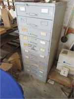 heavy 10-drawer cabinet (with misc contents)
