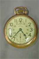 Waltham Gold Tone Pocket Watch