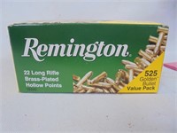 Remington 525ct  22lr brass plated hollow points