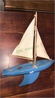Star yacht pond boat, vintage, with the sales, 12