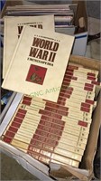 24 volume set of World War II illustrated