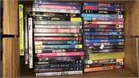 Box lot of 40+ DVDs including Harry Potter, (470)