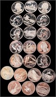 Coin 22 Proof Silver Washington Quarters