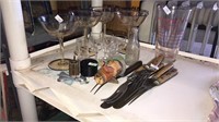 Antique forks and knives, hotel and bar supply