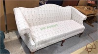 Flexsteel Chippendale sofa, Queen Anne legs with