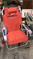 Tommy Bahama beach chair, relax in style, folds