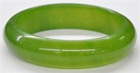 APPLE GREEN JADE BANGLE.