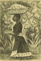 DIEGO RIVERA "BRINGING IN THE HARVEST" LITHOGRAPH