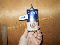 Gulf Oil 4 oz tin can