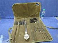 sleeve of camping utensils kit (1 us army spoon)
