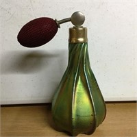 Iridescent Art Glass Perfume Atomizer