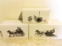 Lot of 3 Dept 56 Carriages