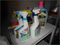 Box of Miscellaneous Cleaners