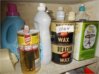 Box of Miscellaneous Cleaners