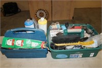 TWO TUBS OF SODERING TOOLS