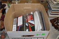 BOX OF BOOK BINDING ITEMS