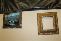 PICTURE FRAME AND PAINTING