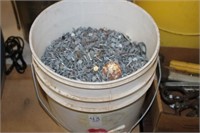 BUCKET OF ROOFING NAILS