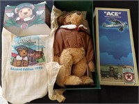 TEXACO BOXED "ACE" TEDDY BEAR 2ND ED 1998