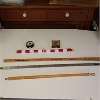 Assortment of Measuring Sticks & more