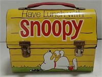 Snoopy tin lunch pail