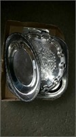 FLAT OF SILVER PLATE